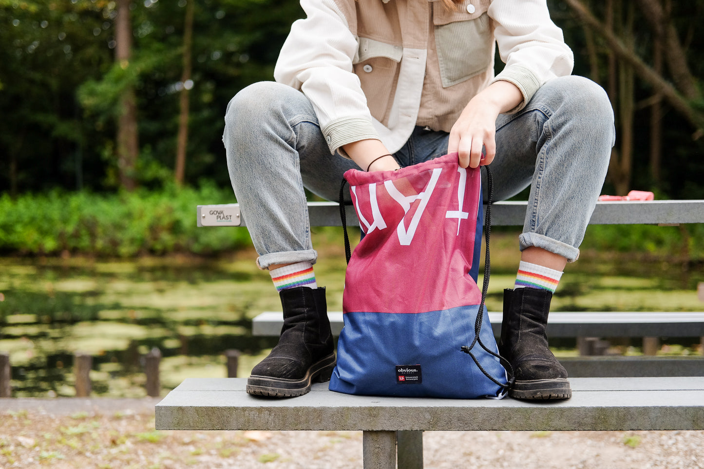 Obvious x UAntwerp | Drawstring bag
