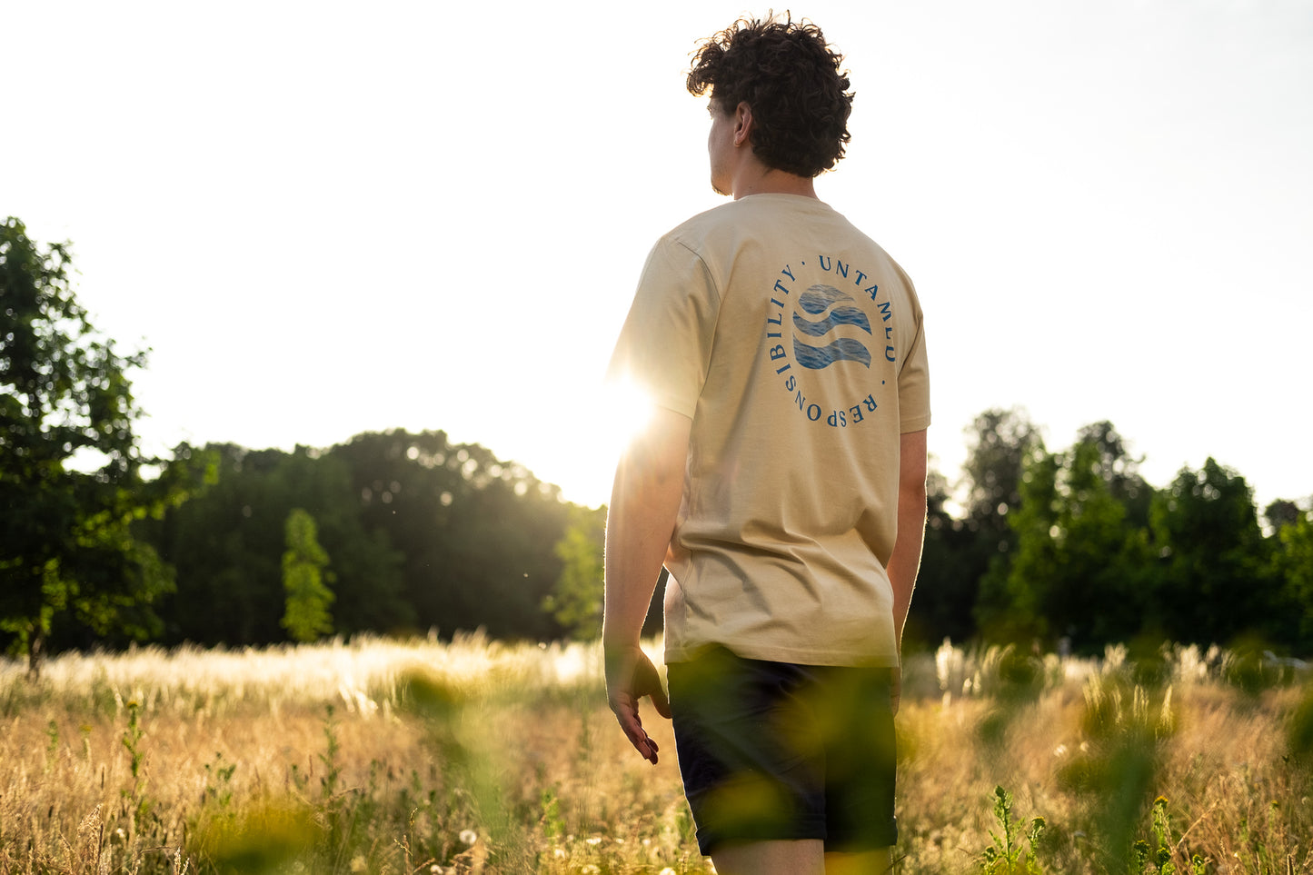 Unisex T-shirt - Untamed Responsibility | Ocean Sand