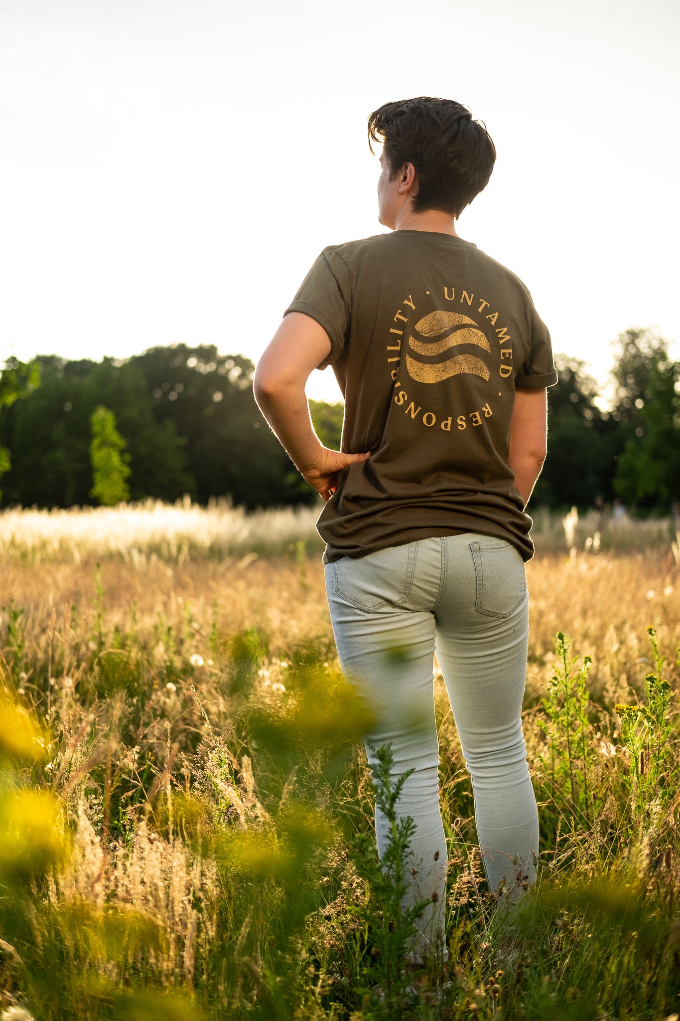 Unisex T-shirt - Untamed Responsibility | Forest Green