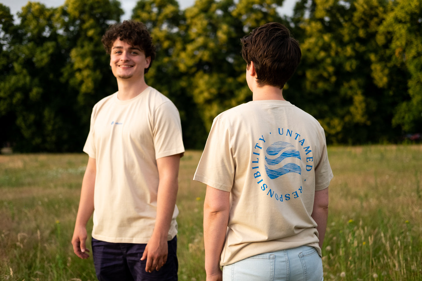 Unisex T-shirt - Untamed Responsibility | Ocean Sand
