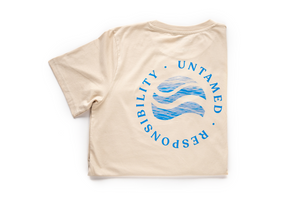 Unisex T-shirt - Untamed Responsibility | Ocean Sand